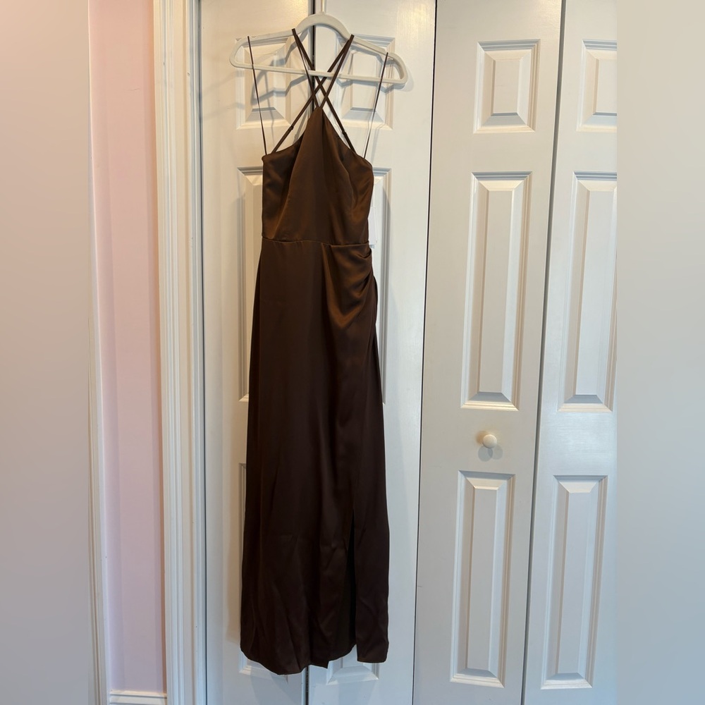 REFORMATION Myra Silk Dress NWT - Picture 2 of 9